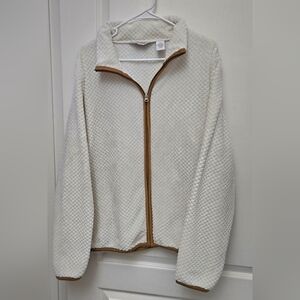 Le Moda Full Zip Fleece Jacket Womens Size XXL Soft Cozy Fall Winter